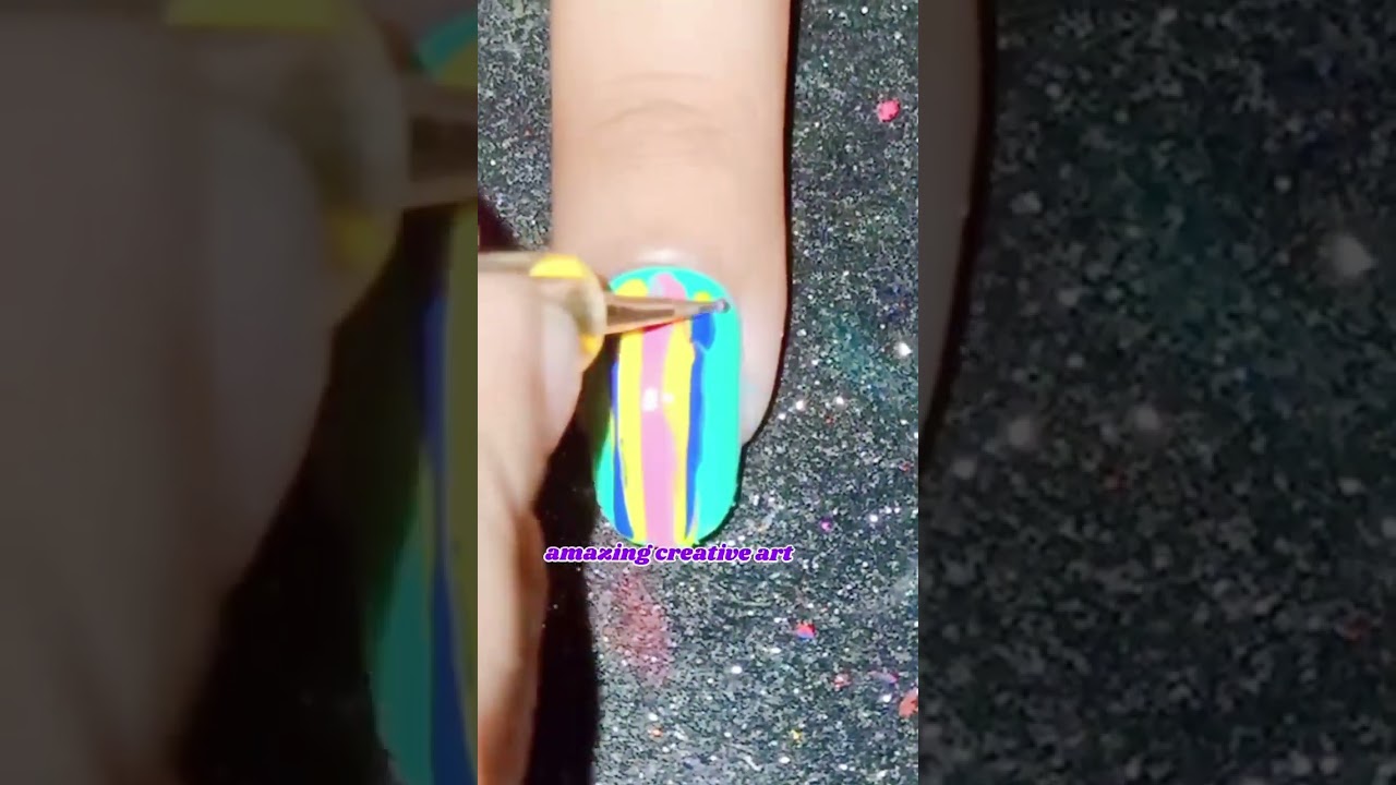 easy nail art design 💅 