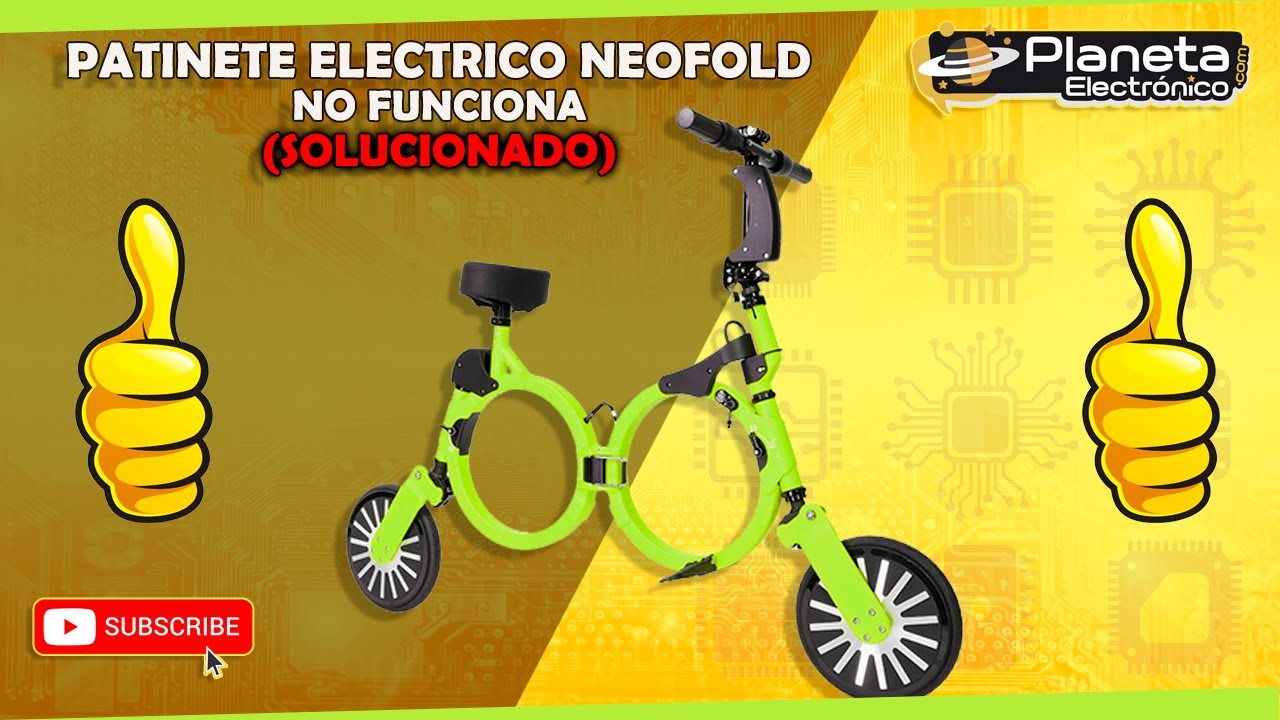 Bicicleta eléctrica plegable neofold, pita al encender pero NO FUNCIONA ( SOLUCIONADO )