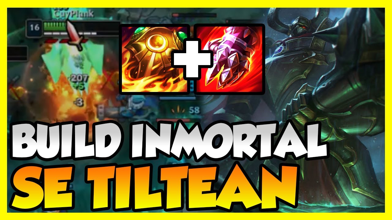 😱EL TOP ENEMIGO SE TILTEA POR ESTA BUILD SUPER TANK CON MORDE😱