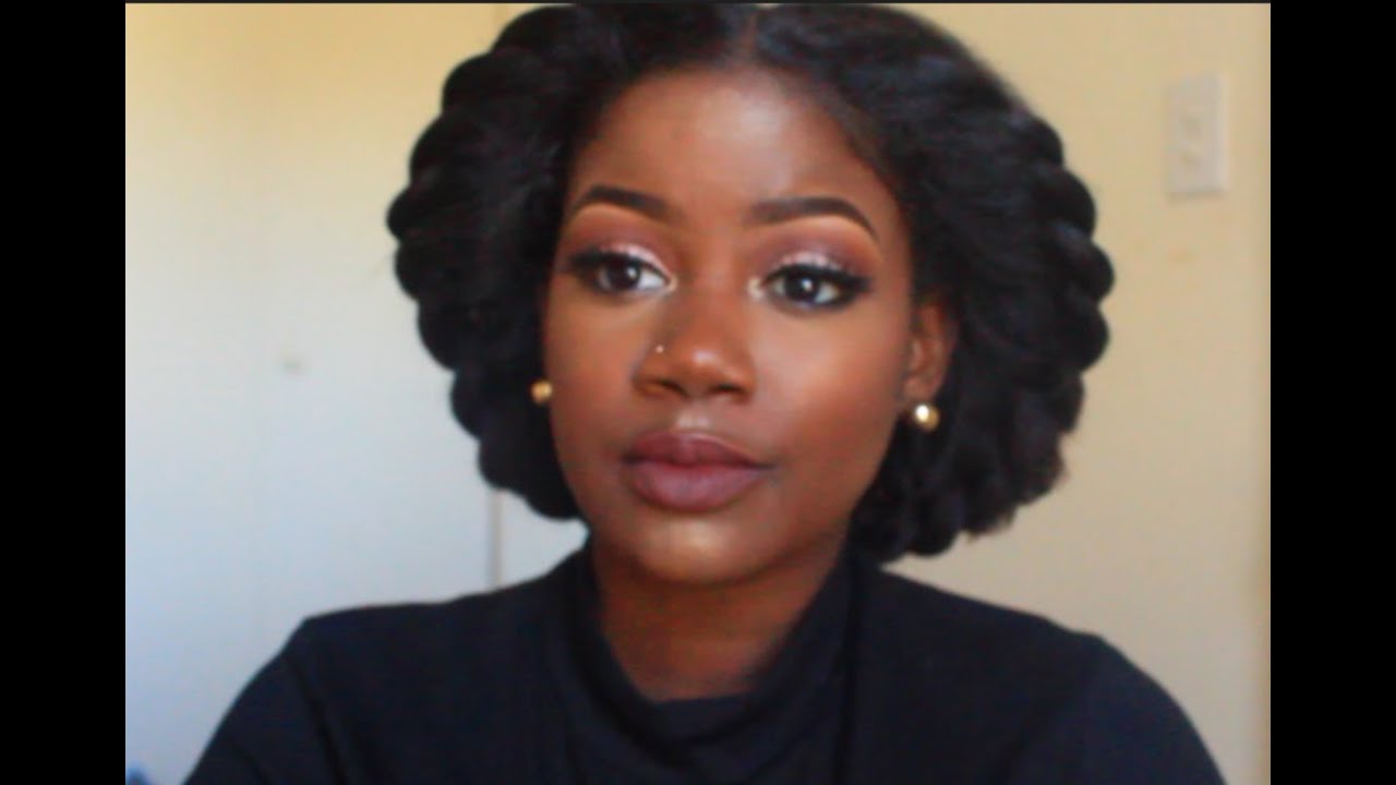 Flat Twist Holiday Hair Tutorial