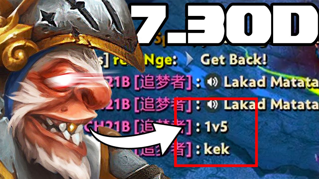 Meepo 1 v 5 ez Kill /  7.30d / Dota 2 meepo player