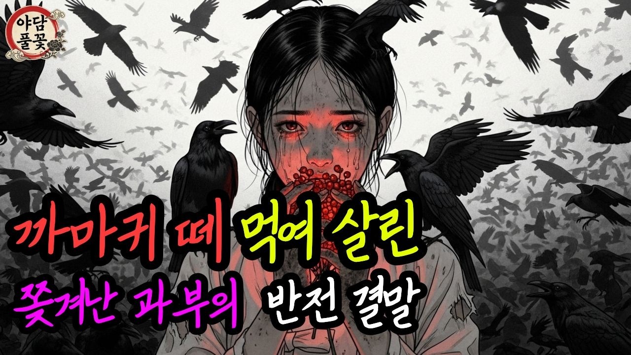 굶주린 까마귀떼 밥상 차려준 남편 잃고 쫒겨난 과부 며느리, 기적처럼 일어난 반전 결말!