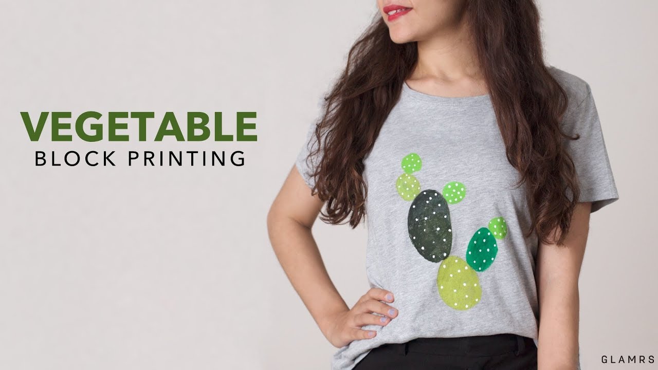 DIY: Block Printing With Vegetables