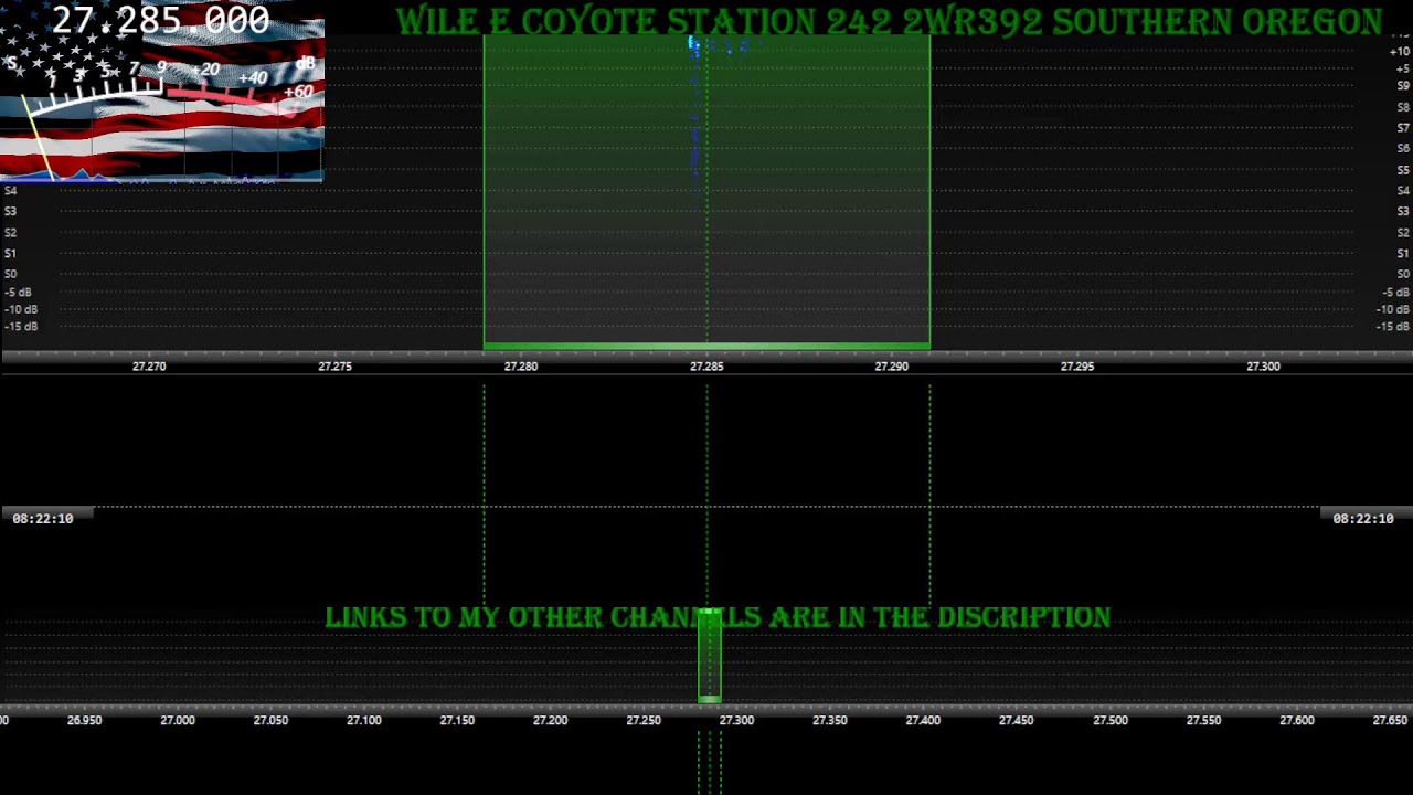 CB RADIO LIVE CH 28 Wiley Coyote Station Southern Oregon