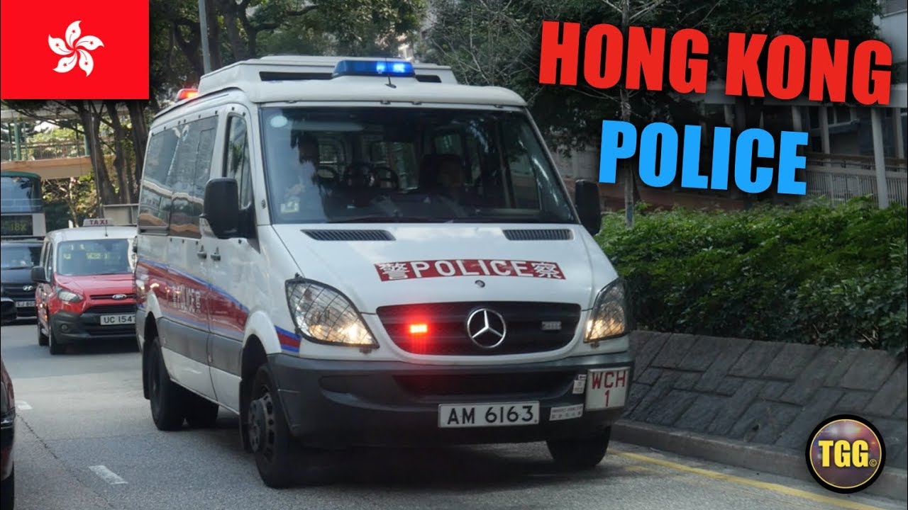 [Hong Kong] Police Cars Responding Siren & Lights! (Compilation)