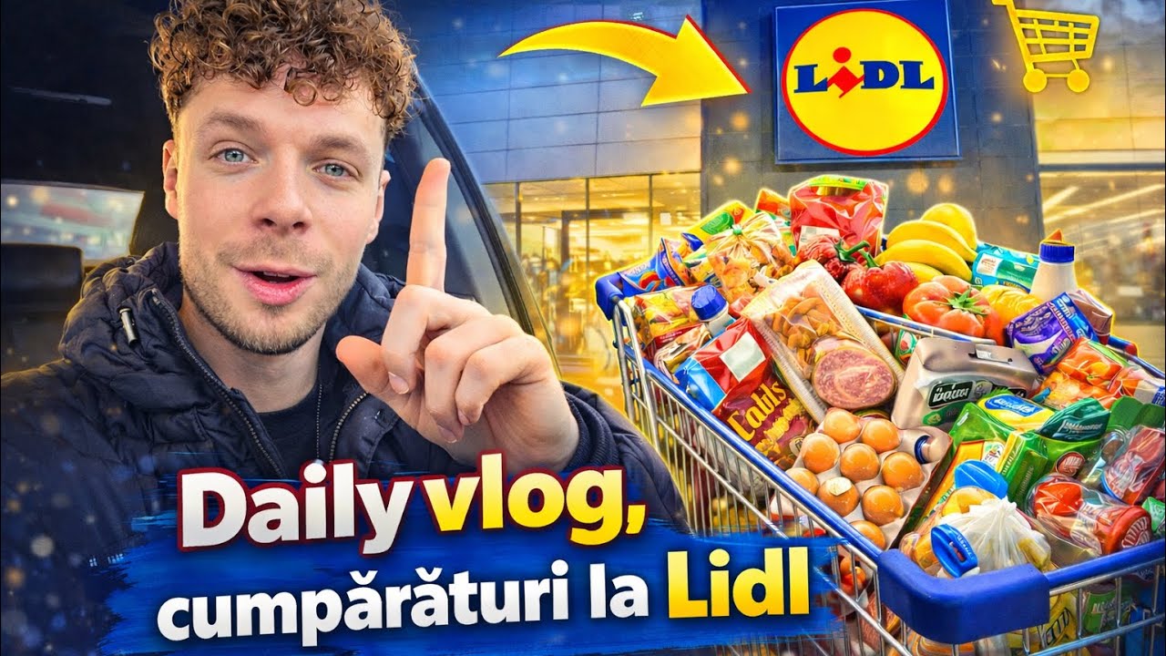 Daily vlog, cumpărături la Lidl.