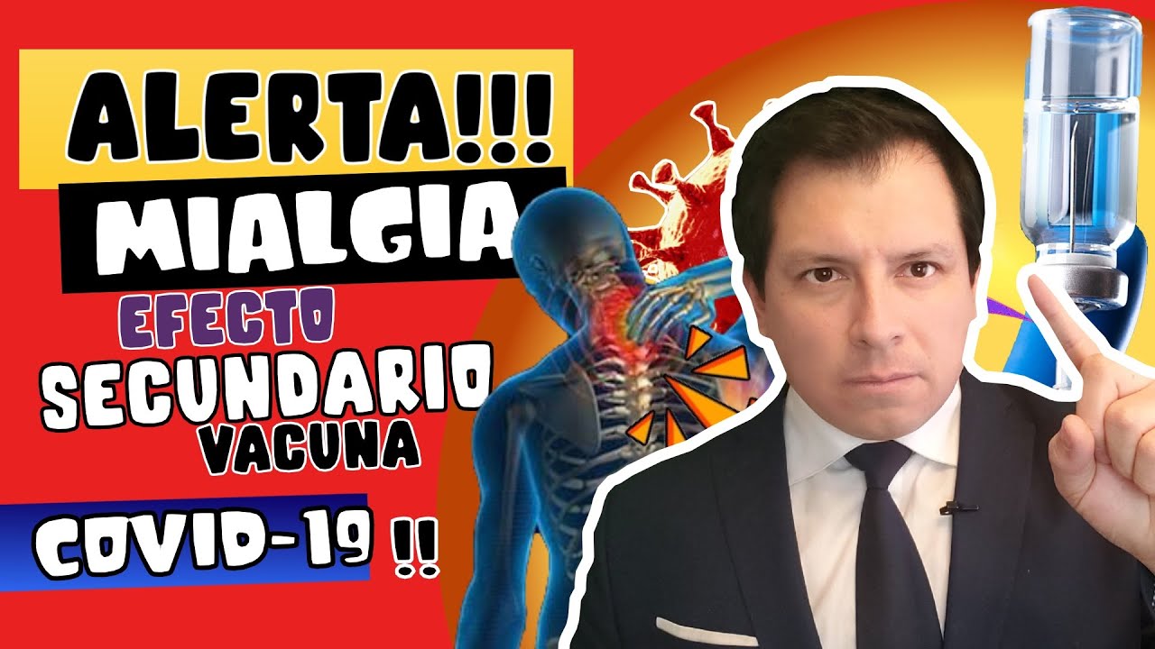 ALERTA  ⚠️  &iquest;QU&Eacute; ES LA MIALGIA, UN EFECTO SECUNDARIO ASOCIADO A VACUNAS CONTRA COVID-19?