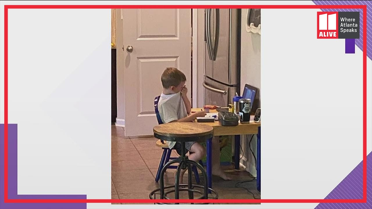 Young children frustrated, in tears over digital learning as parents try to adapt during pandemic
