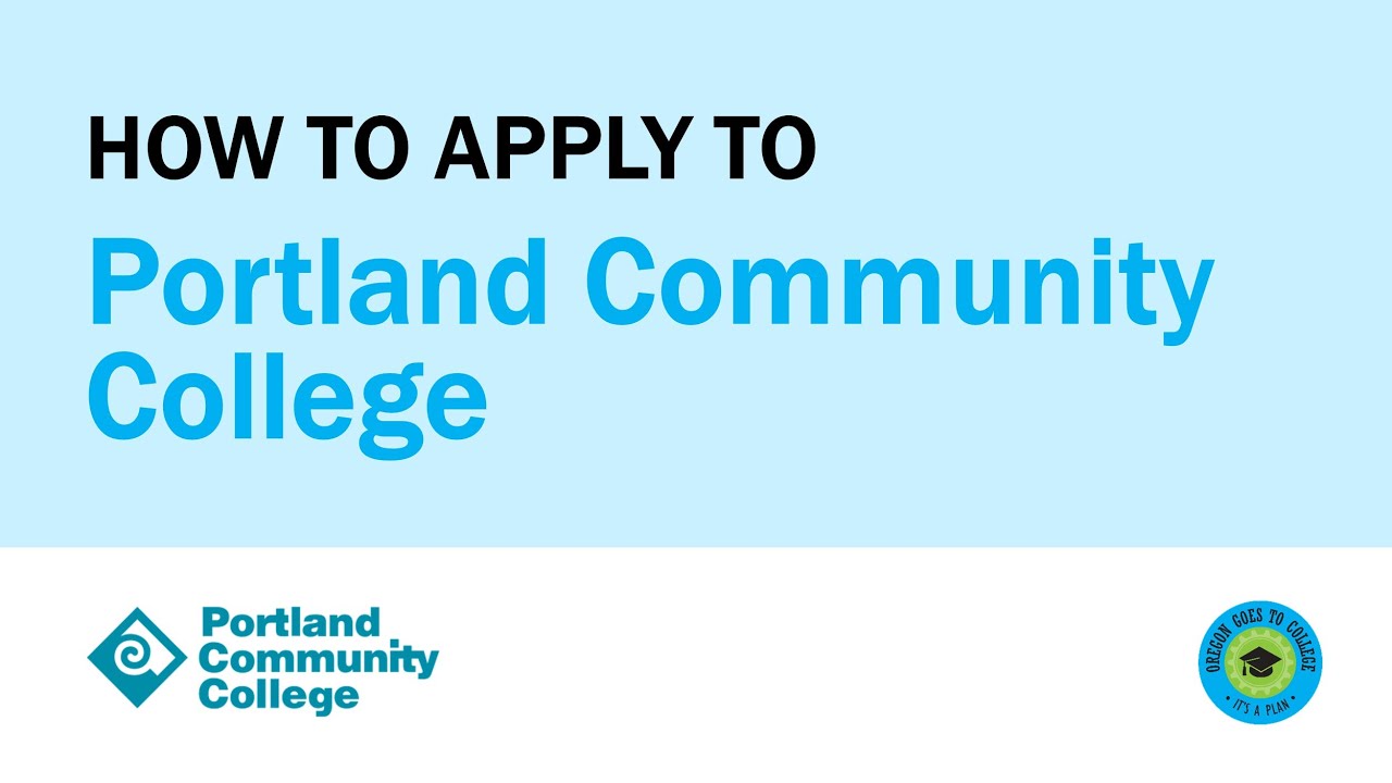 How to Apply to Portland Community College