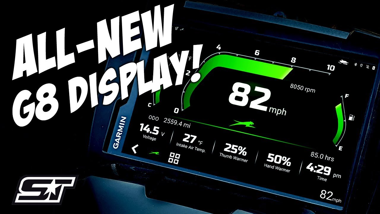 Arctic Cat's ALL-NEW G8 Snowmobile Gauge Powered By Garmin
