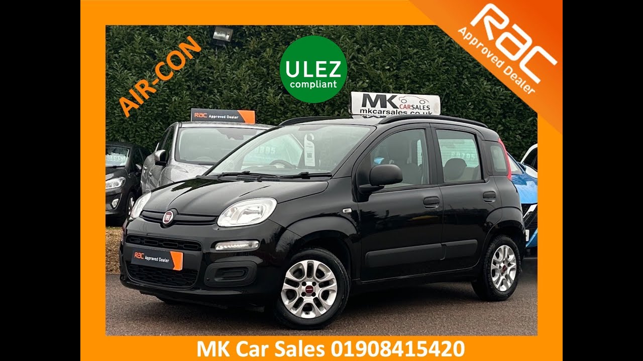2015 Fiat Panda Easy 1.2 Darkwave Black MK Car Sales DL65ZHA