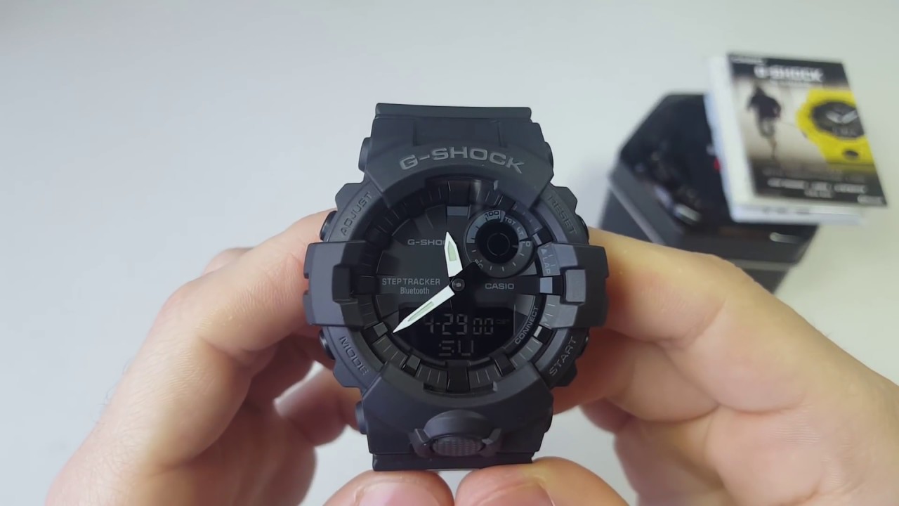 G-Squad. G-Shock Step Tracker Bluetooth GBA-800-1A. Обзор\Review