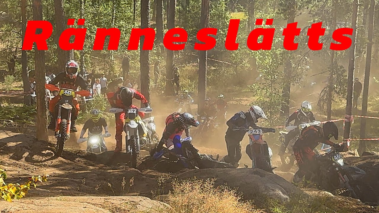 Ränneslätts loppet 2025. Krascher och damm!