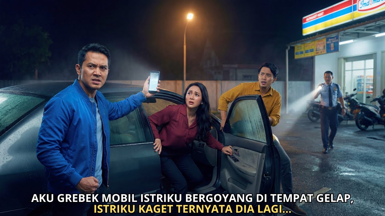 AKU GREBEK MOBIL ISTRIKU BERGOYANG DI TEMPAT GELAP, ISTRIKU KAGET TERNYATA DIA LAGI...