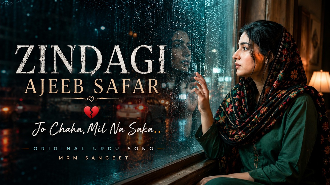 🎵 Zindagi – Ajeeb Safar (Female Version) | Original Song | Soulful Urdu Poetry | Musify Rhythm Mix