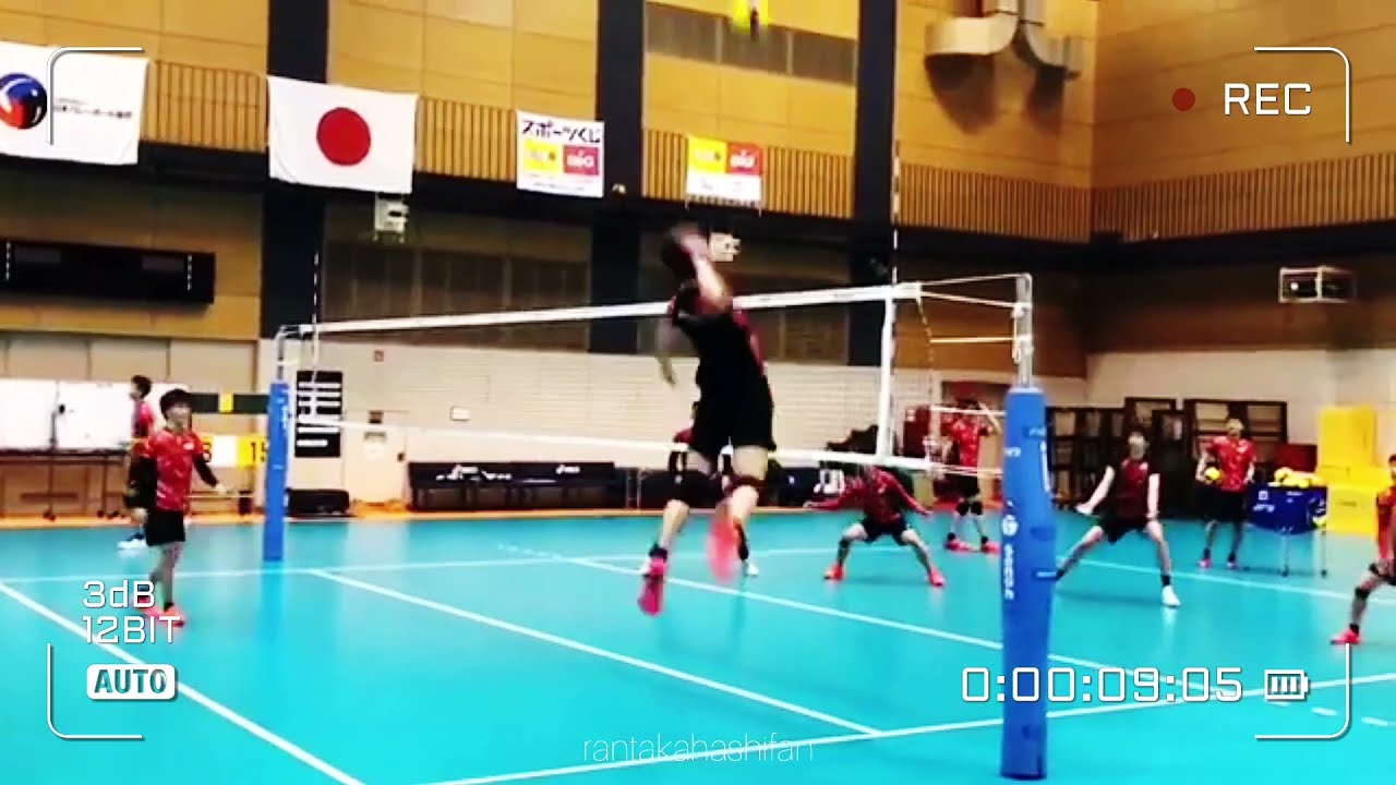 Ran's Spikes during their training today 💯