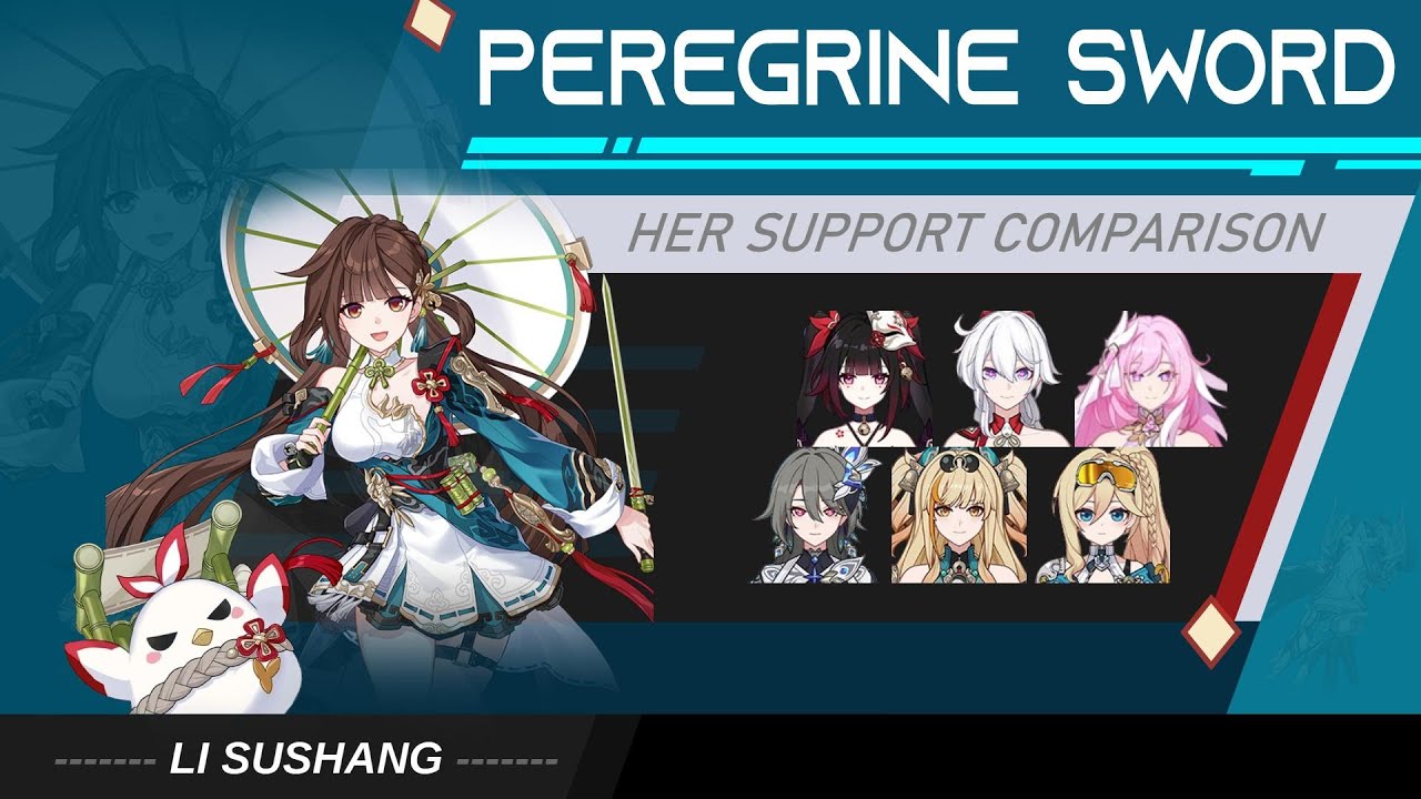 Sushang [Peregrine Sword] DPS - Her Support Comparison & Abyss Data