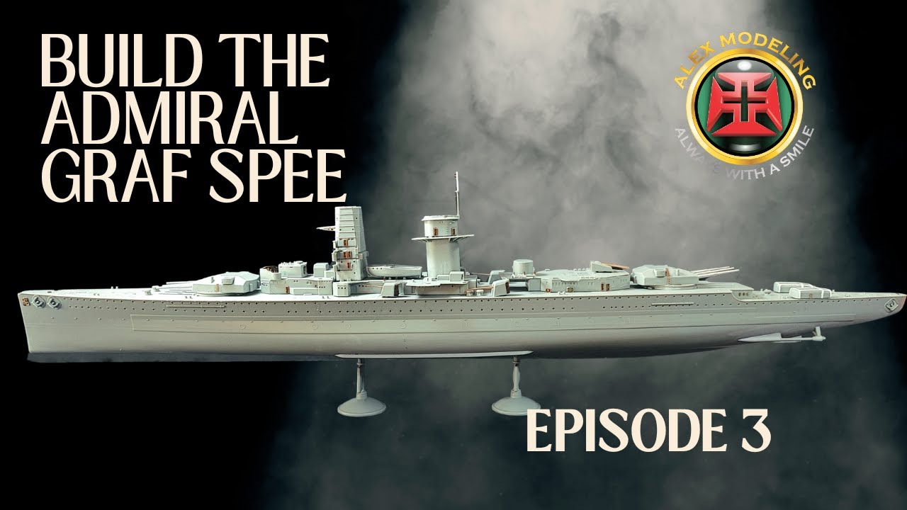 Academy 1/350 Admiral Graf Spee Build | Episode 3: Taking Shape!