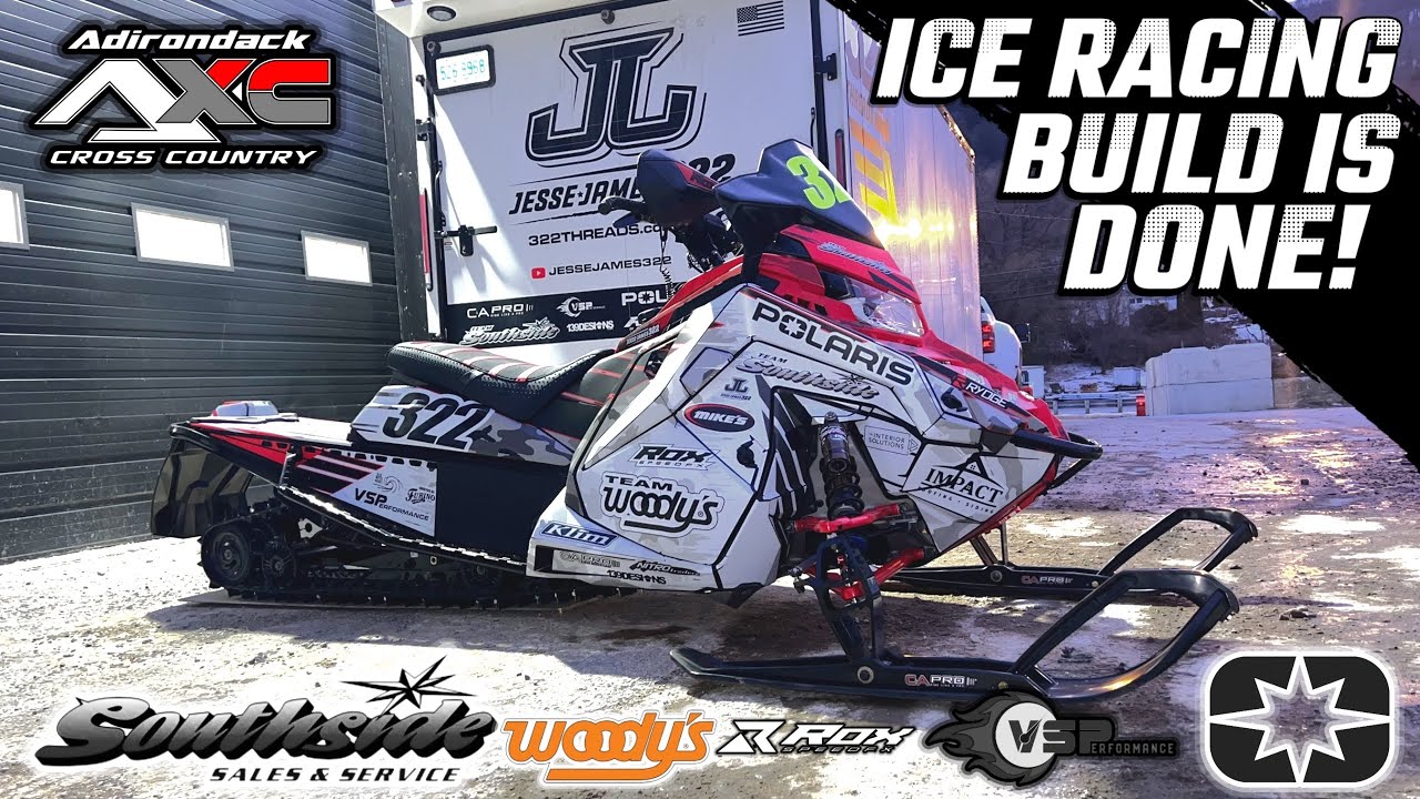 MY 2025 POLARIS INDY 600 CROSS COUNTRY IS READY TO HIT THE RACE TRACK! ICE SETUP IS SO SICK!