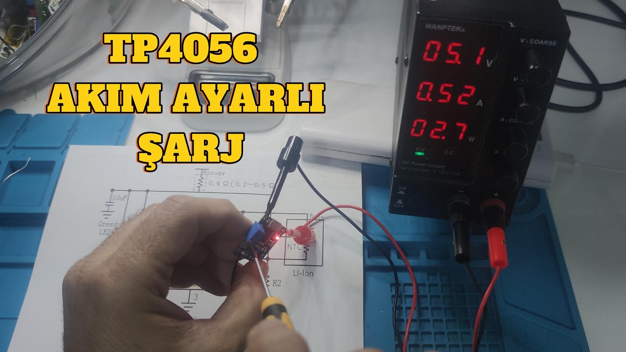 TP4056 AKIM AYARLI SARJ
