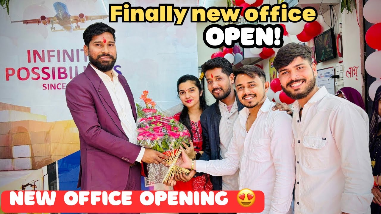 Finally new office open! 🏢 || new office opening 😍