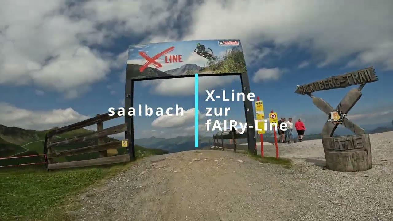 saalbach 2022 - fAIRy-Line inkl. Anfahrt über X-Line - Wieviel Airtime bietet die Strecke?