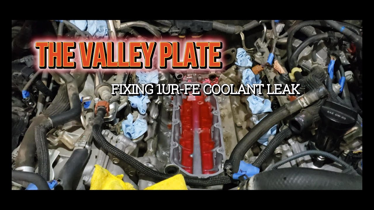 TOYOTA I LEXUS I 1UR-FE I VALLEY PLATE COOLANT LEAK I GX460