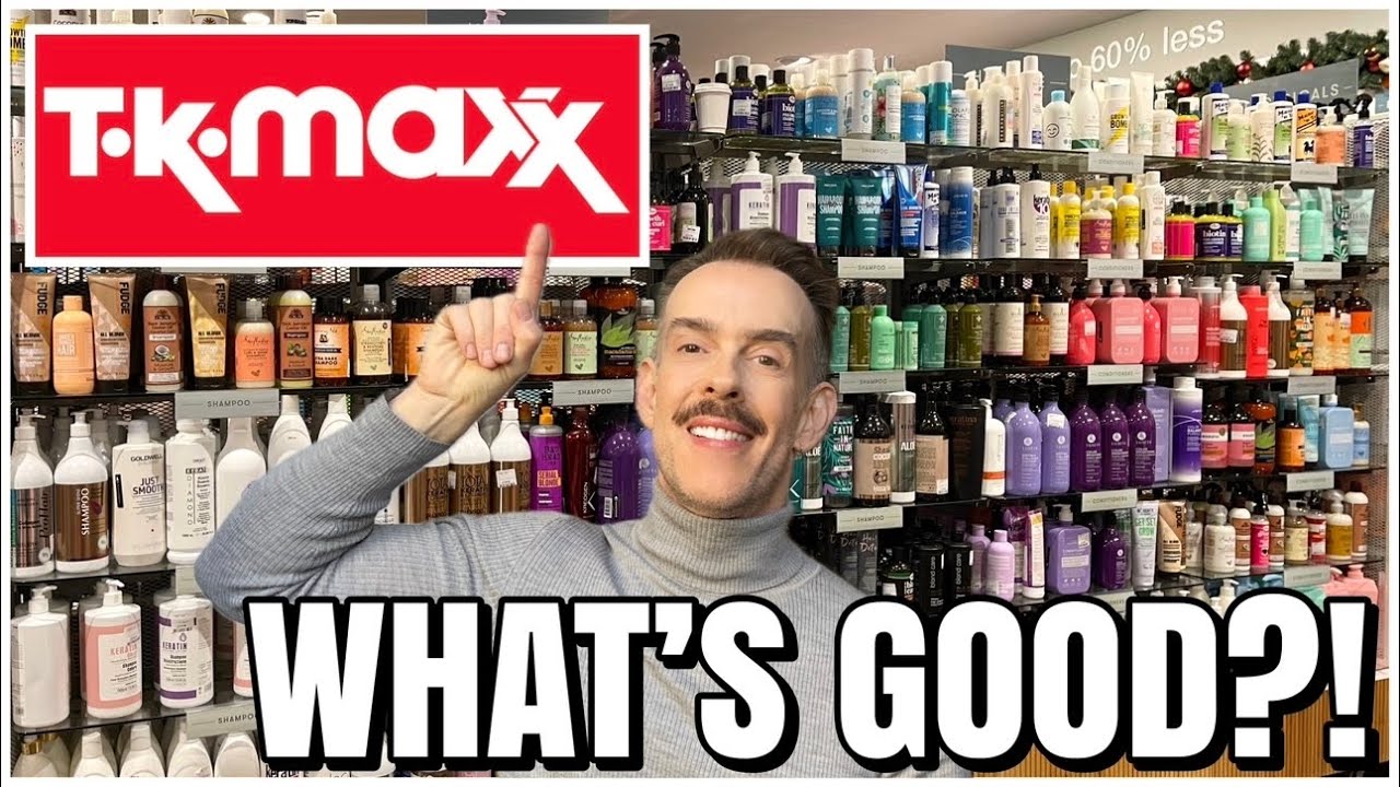 What's GOOD (and BAD) at TK MAXX! Hairstylist haircare shop up.
