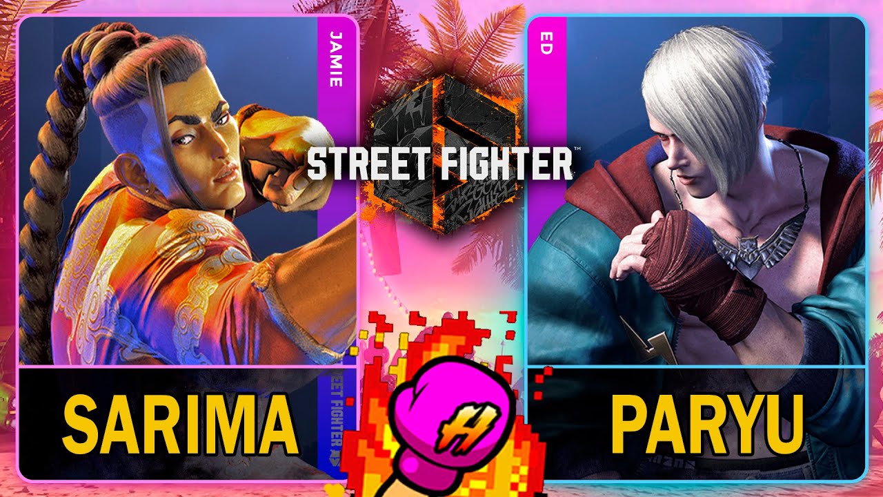 SF6 Sarima (JAMIE) VS Paryu (ED)🥊Street Fighter 6🥊スト6🥊4K 60ᶠᵖˢ