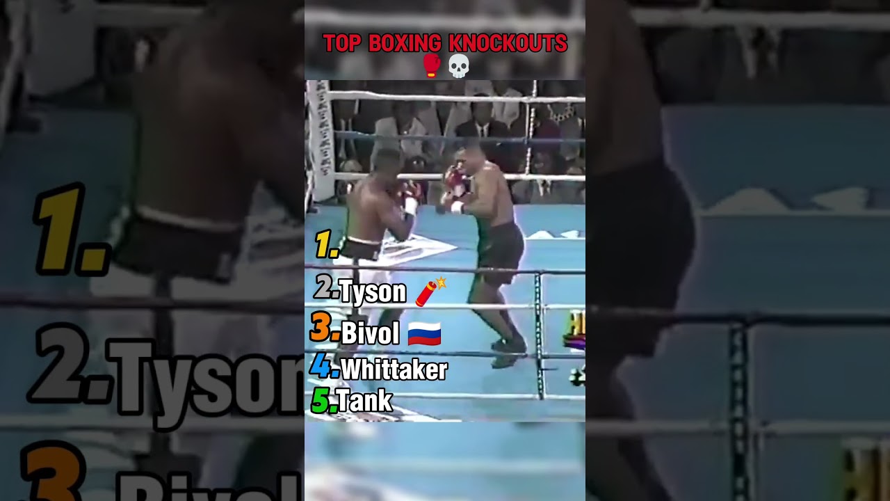 Top 5 best boxing knockouts 😨 🥊 