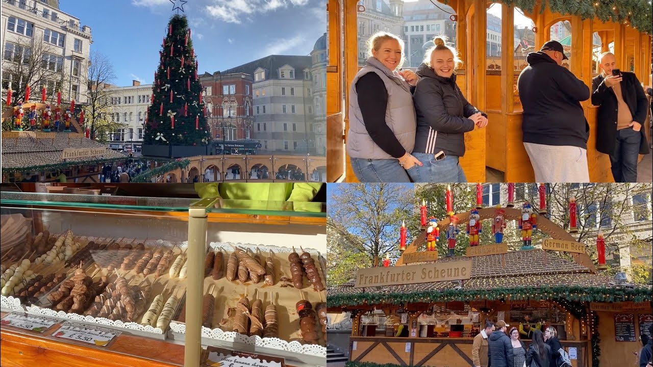 Birmingham's Frankfurt Christmas Market 2022 Complete Tour (England)