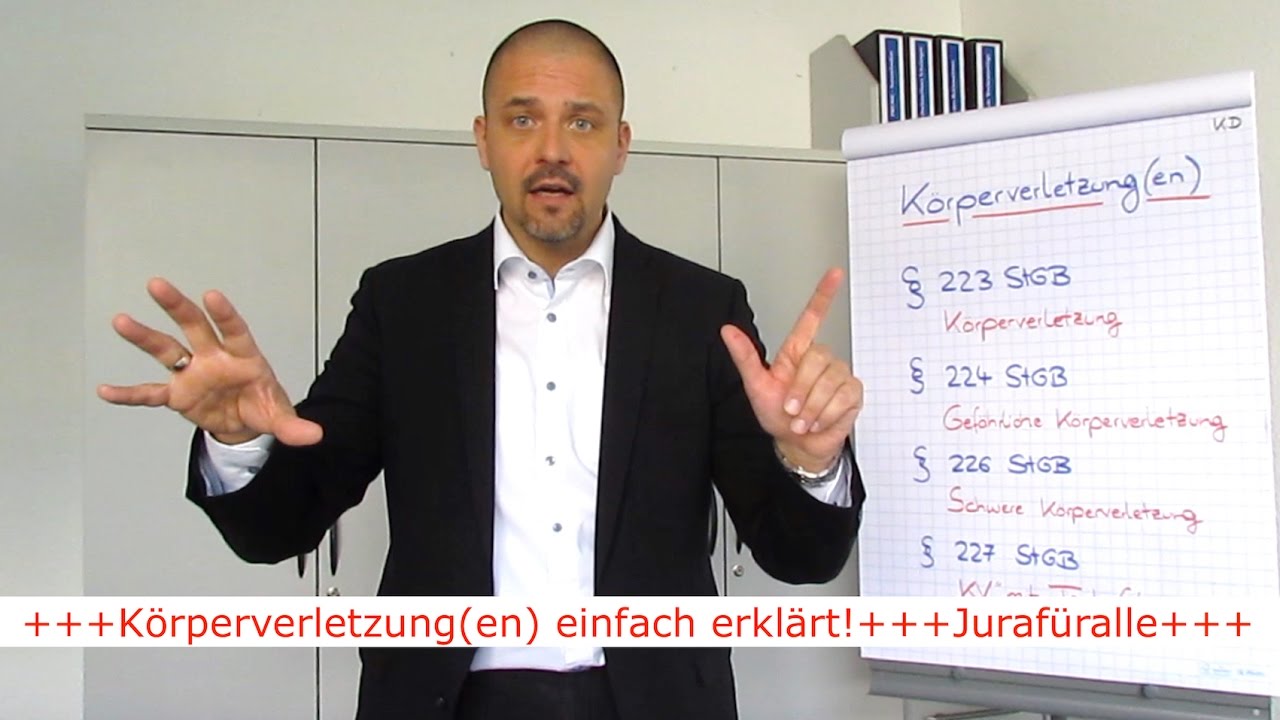 Körperverletzung einfach erklärt! #jurafüralle