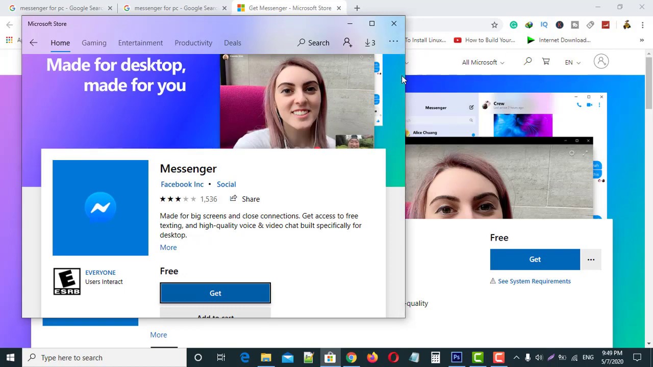 Messenger App Now From Your Computer and Laptop
