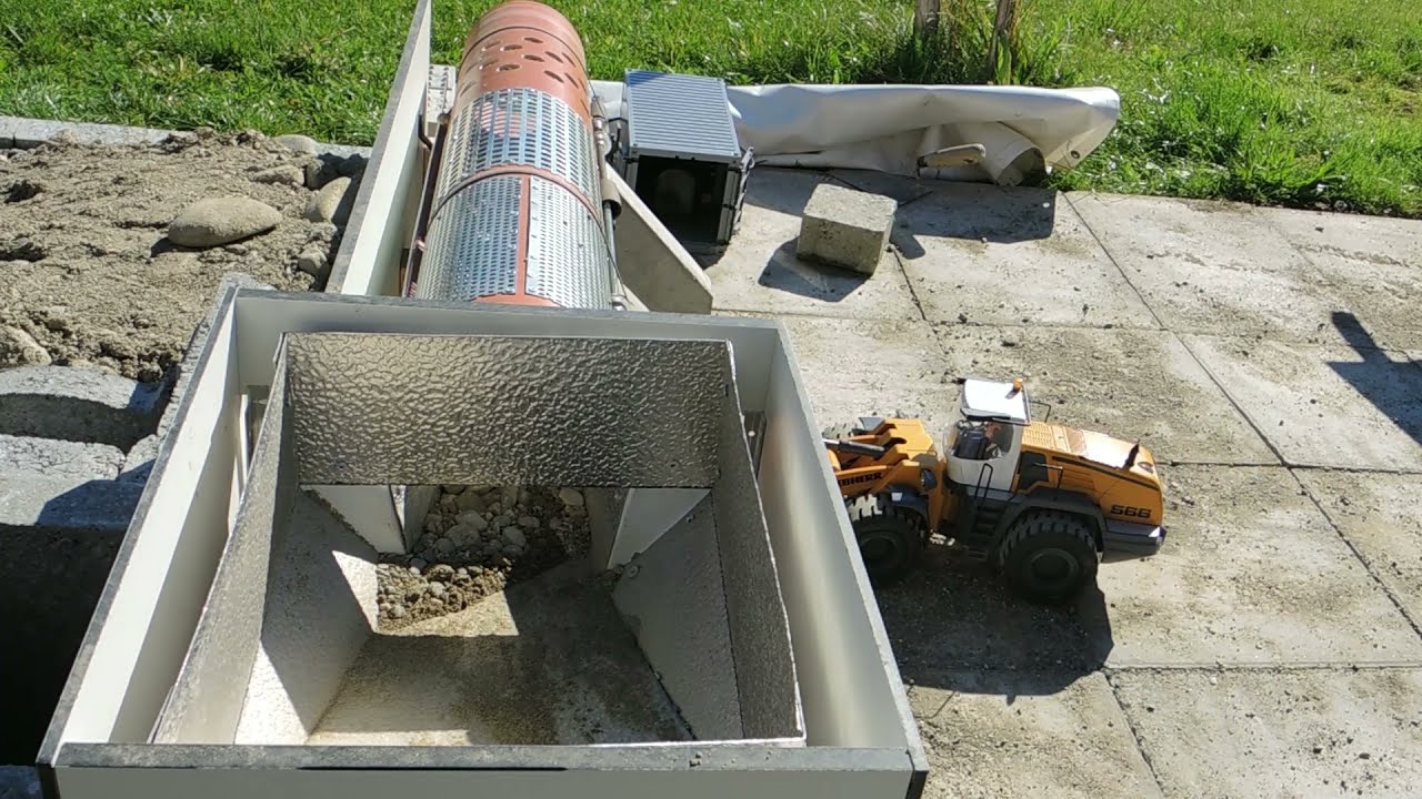 RC Sortieranlage mit Radlader FM566 Teil 2 Model Sorting plant
