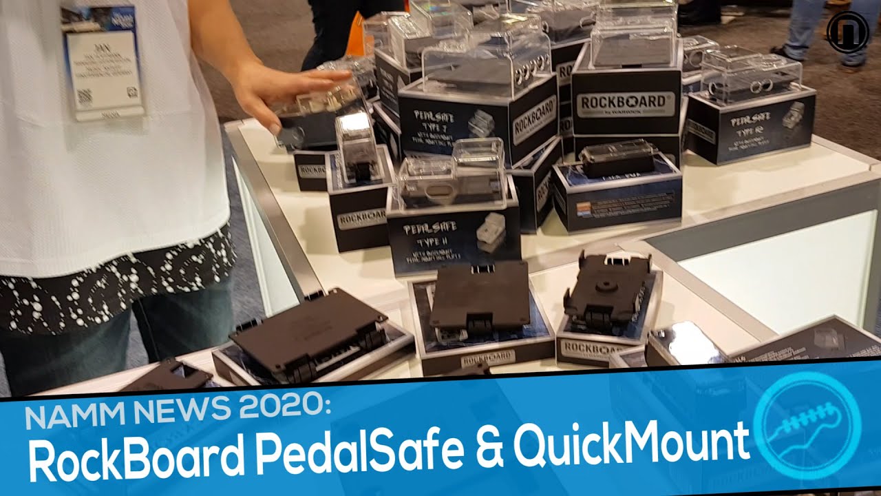 NAMM Show 2020: RockBoard PedalSafe & QuickMount & neue RockBoard-Größen