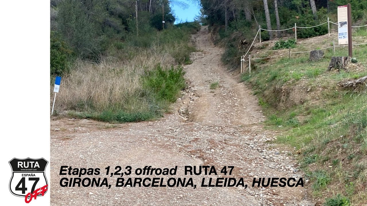 Ruta47 Offroad en Moto Trail | Etapas 1-2-3 Girona, Barcelona, Lleida y Huesca