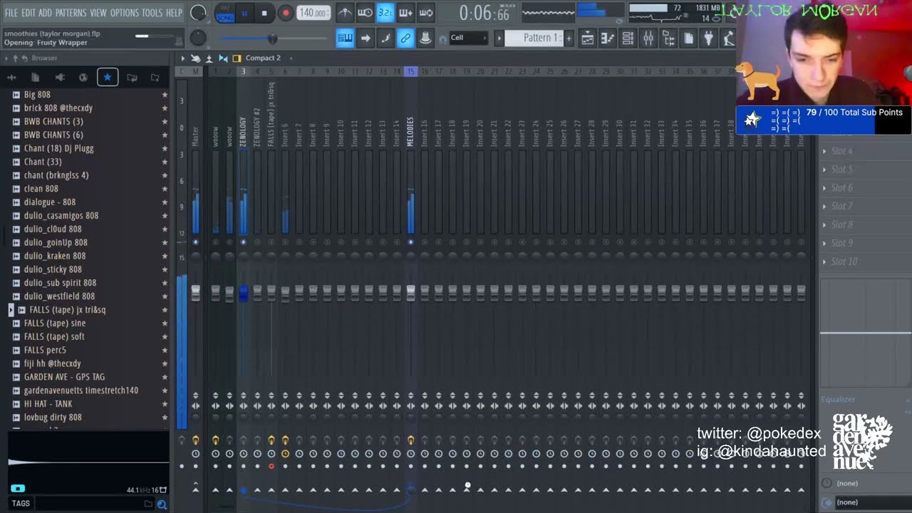 TAYLOR MORGAN MAKING 4 🥶 BEATS | 05.10.23