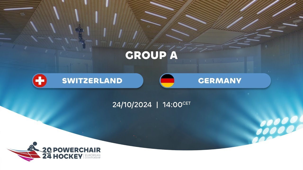 GROUP A | Switzerland - Germany / European Championship 2024, IPCH Powerchair Hockey