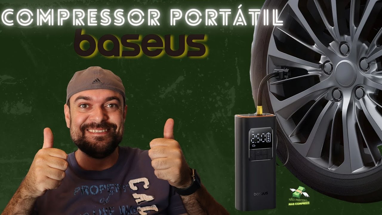BASEUS SUPERMINI PRO SERIES - COMPRESSOR PORTÁTIL A BATERIA