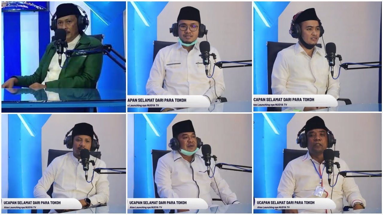 Ucapan Selamat Dari Para Tokoh Atas Launching nya Nusya TV dengan Tagline 