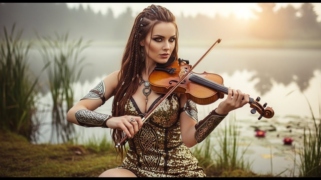 Viking Beauty Performing Violin ❤️‍🔥