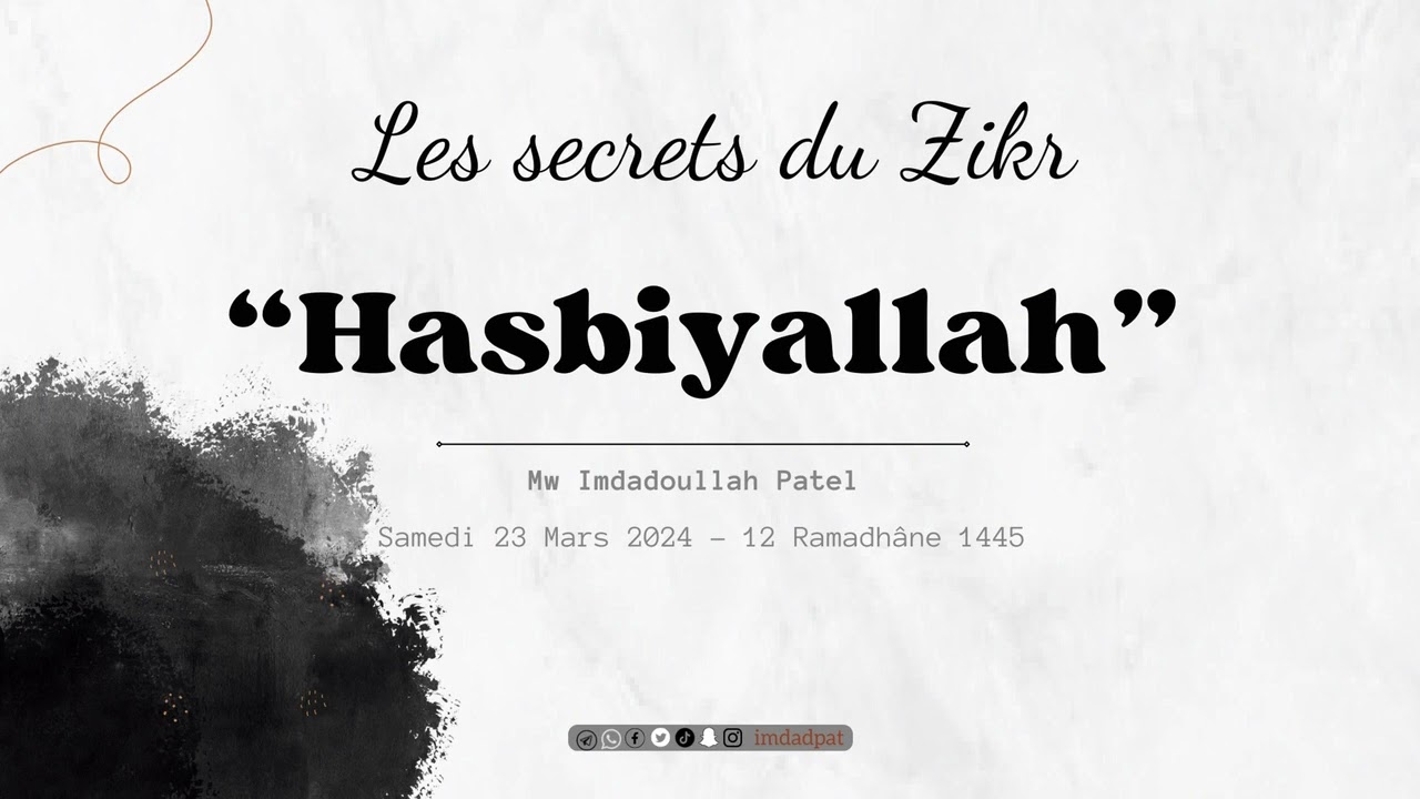 les secrets du zikr hasbiyallah