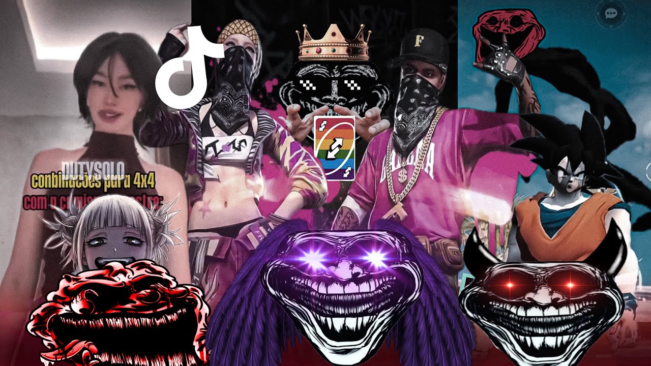 FREE FIRE BEST AURA FORMING TROLL FACE🥶☠️| FREE FIRE TIK TOK VIRAL VIDEO💀🥵2025