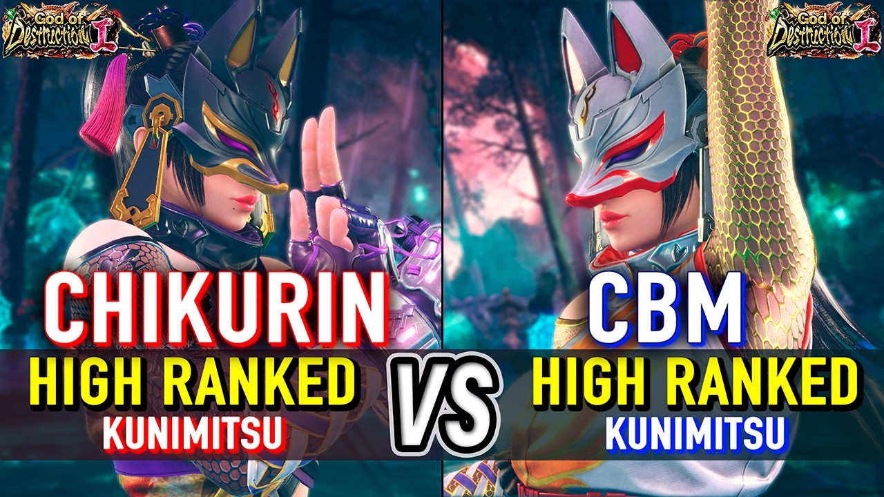 T8 🔥 CHIKURIN (Kunimitsu) vs CBM (Kunimitsu) 🔥 Tekken 8 DLC: Kunimitsu Day 1
