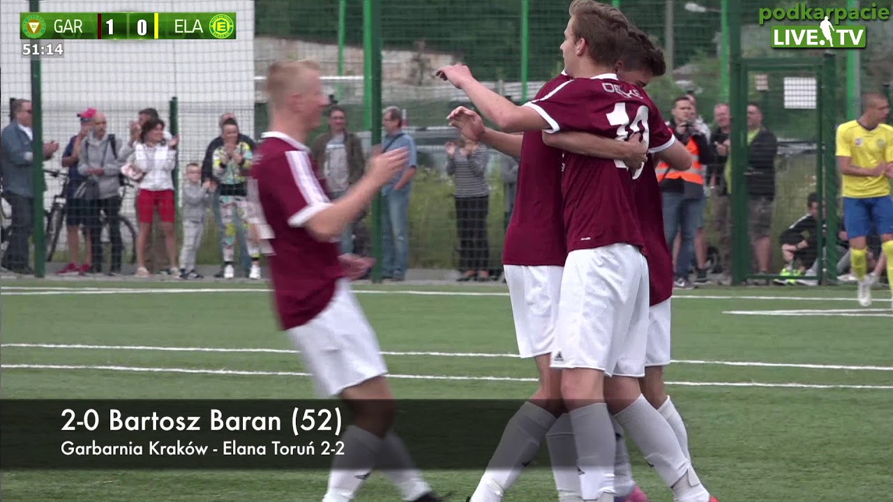 Baraże o grę w CLJ: Garbarnia Kraków - Elana Toruń 2-2
