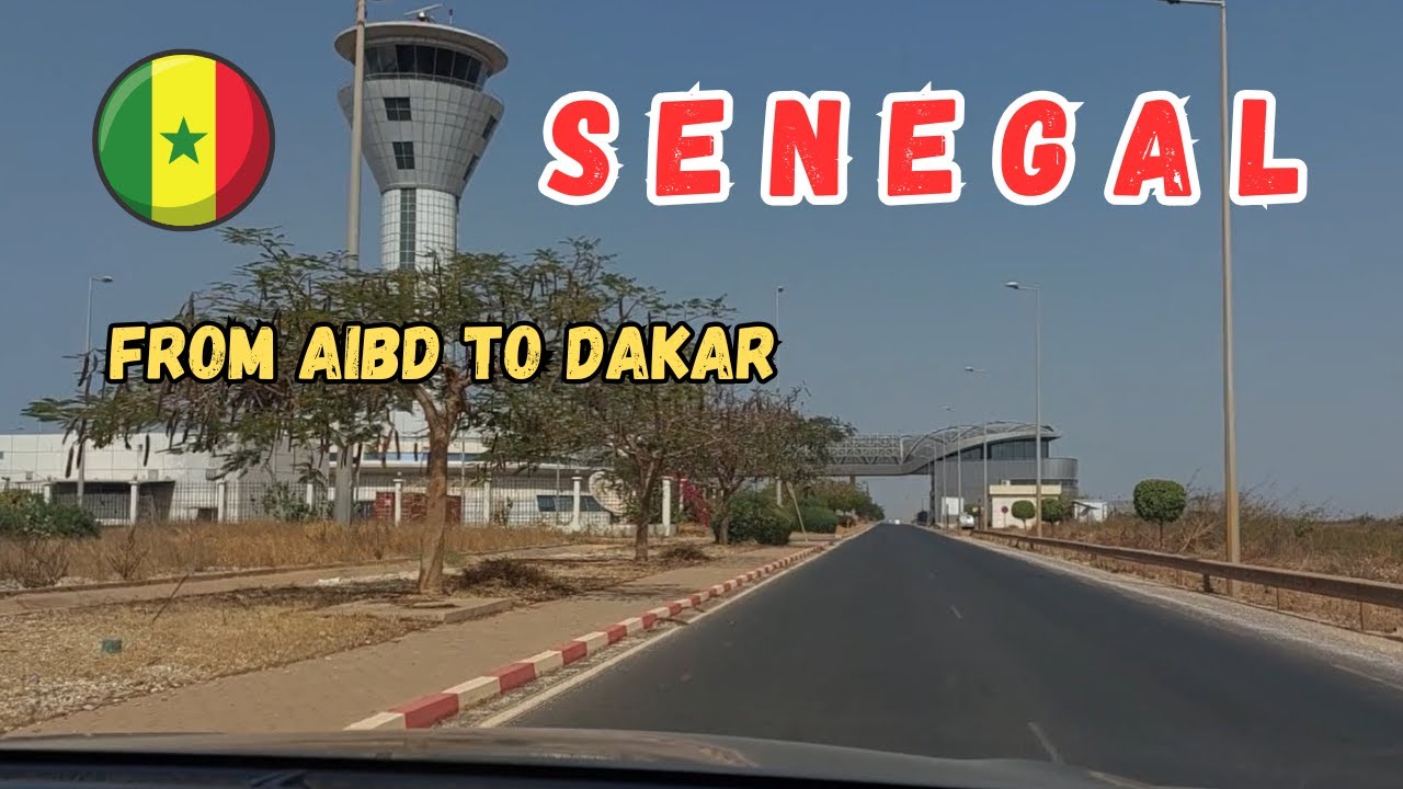 Driving from Aeroport Internationale Blaise Diagne to Dakar #aibd #dakar #senegal #africa