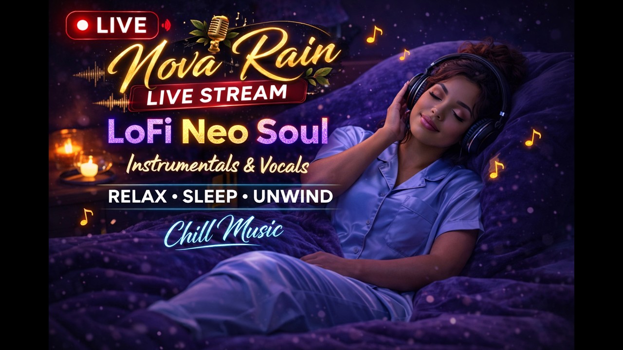 LIVE Neo Soul & R&B Vibes 🎹 | Nova Rain – Chill, Relax, Study