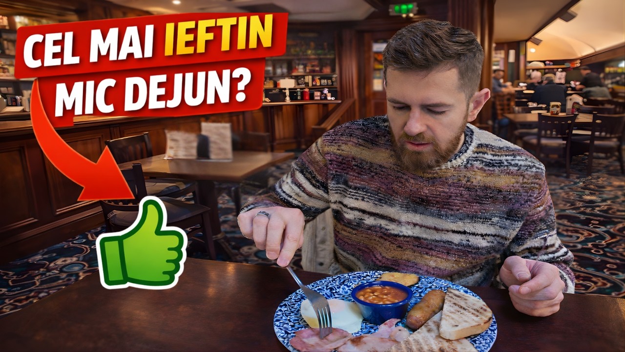 Cum arată cel mai ieftin mic dejun din Manchester ( Wetherspoon )