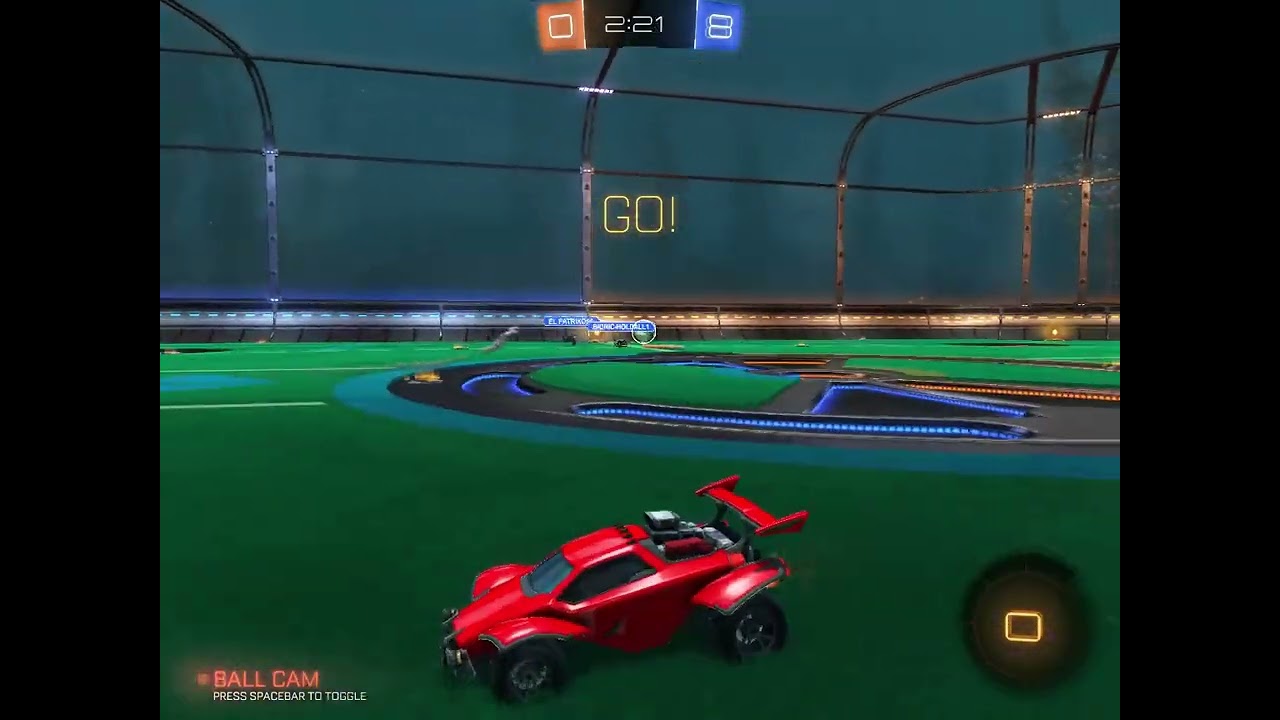 My first time playing rocket league