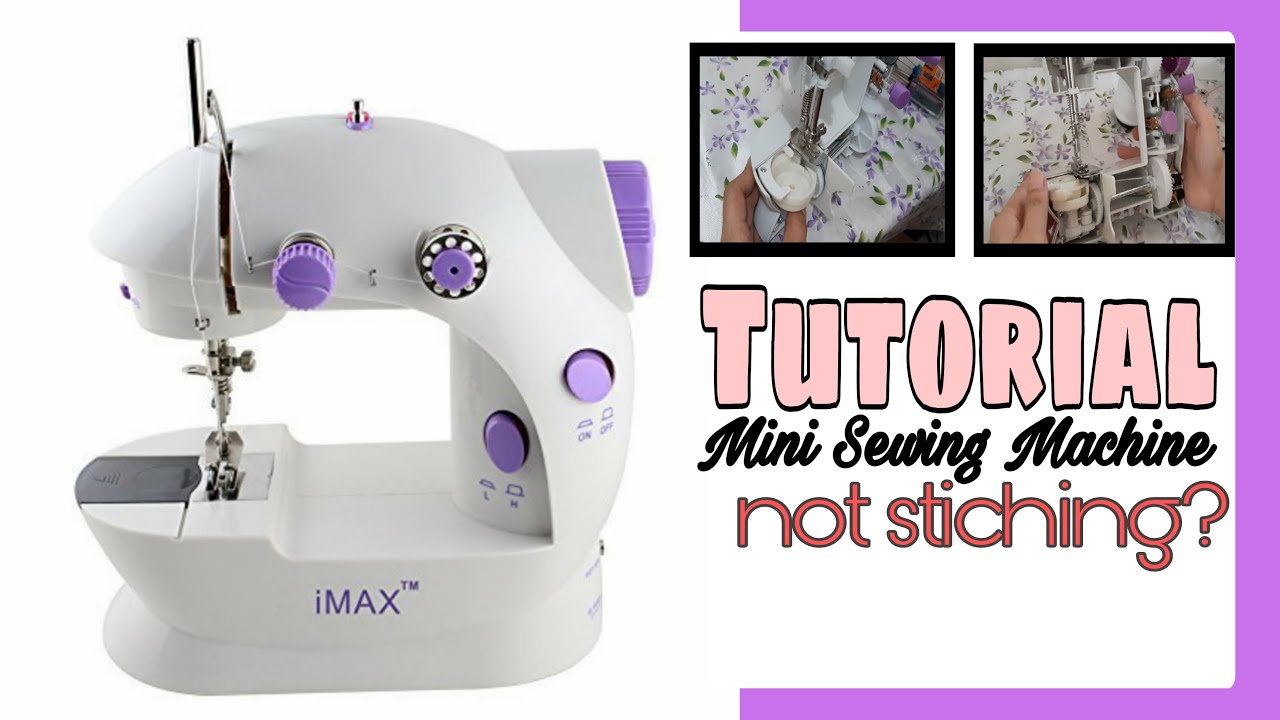 MINI SEWING MACHINE, NOT STITCHING? HOW TO FIX. EASY TUTORIAL 2021 (Philippines) | Joyann